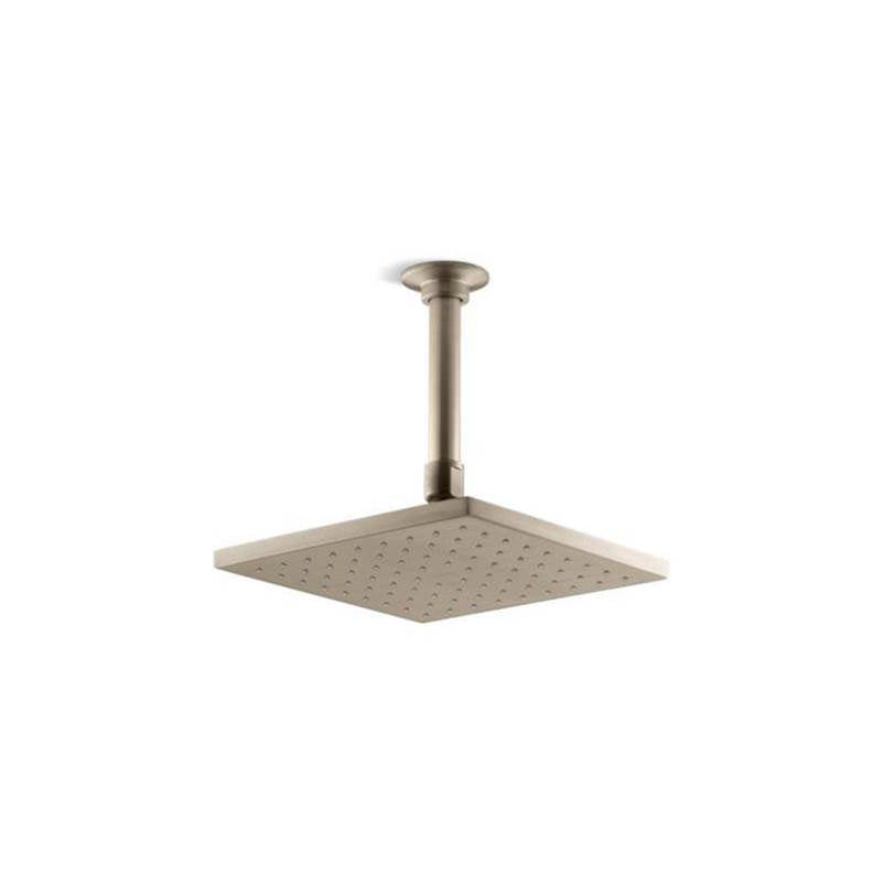 Kohler - Contemporary Square 8'' single-function rainhead, 2.5 gpm - Vibrant Brushed Bronze