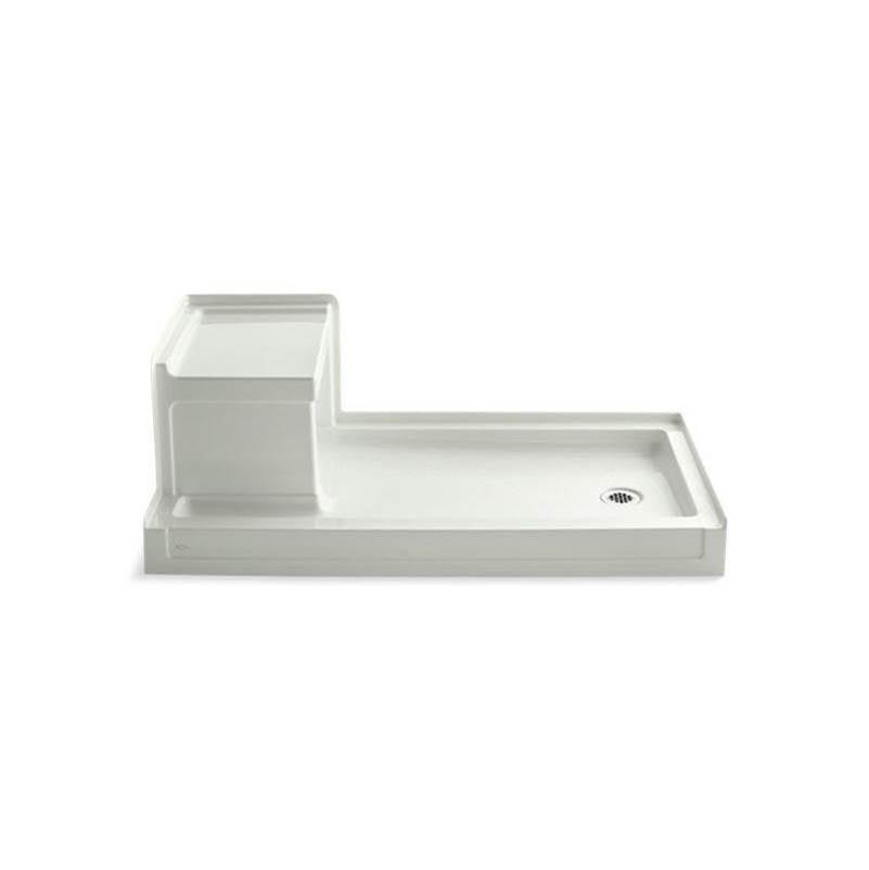 Kohler - Tresham 60'' x 32'' alcove shower base, right drain - Dune
