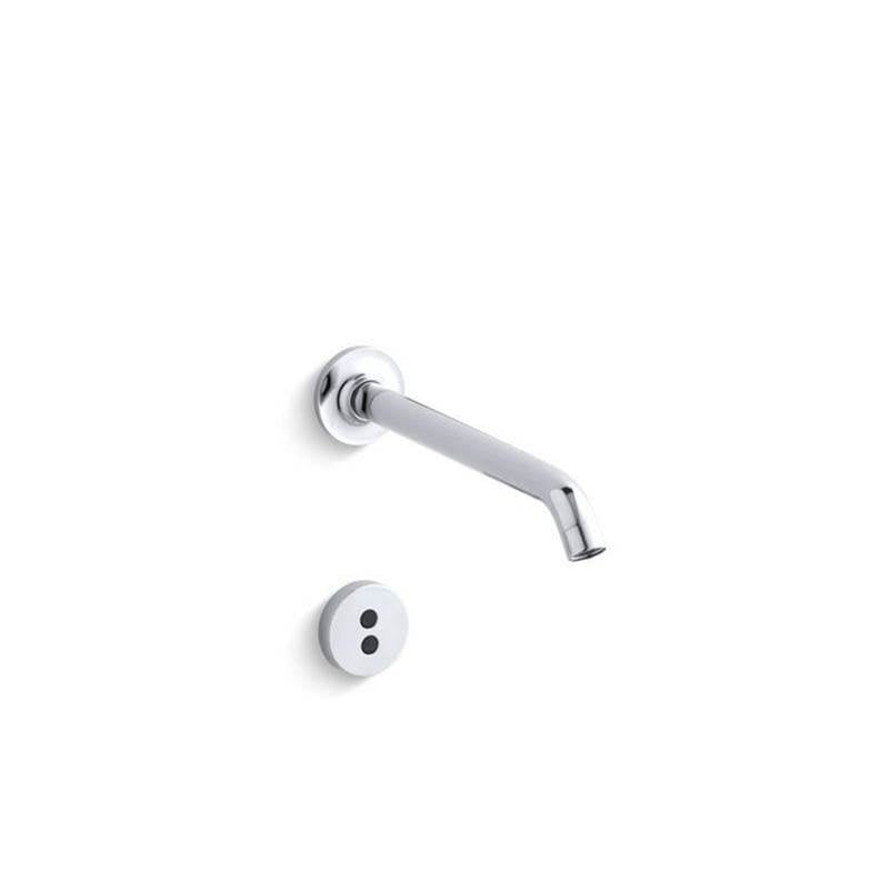 Kohler - Purist Wall-mount touchless faucet trim with InsightE technology and 8-1/4'' 35-degree spout, requires valve - Polished Chrome