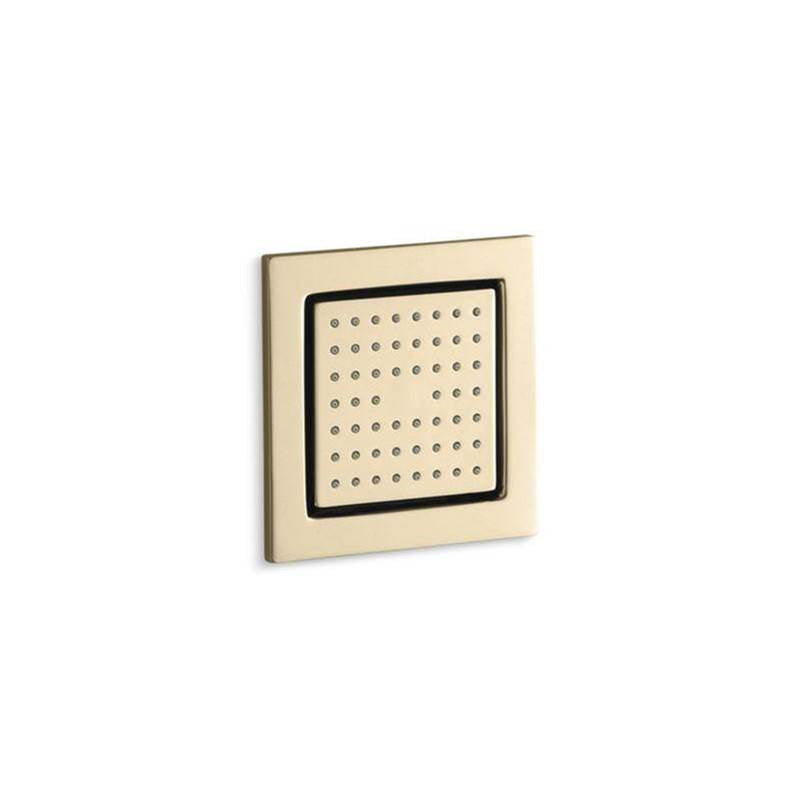 Kohler - WaterTile Square 54-nozzle single-function body spray, 2.5 gpm - Vibrant French Gold