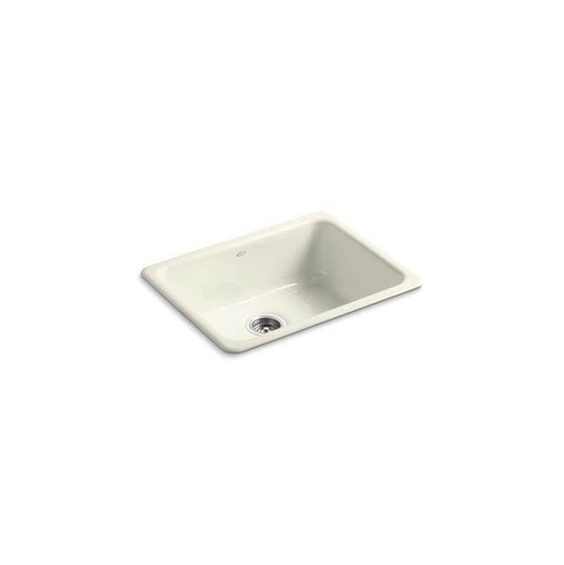 Kohler - Iron/Tones 24-1/4'' top-/undermount single-bowl bar sink - Biscuit