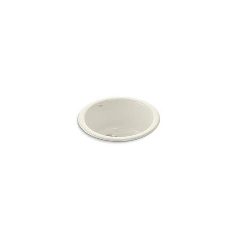 Kohler - Porto FinoE 18-1/2'' top-/undermount single-bowl bar sink - Biscuit
