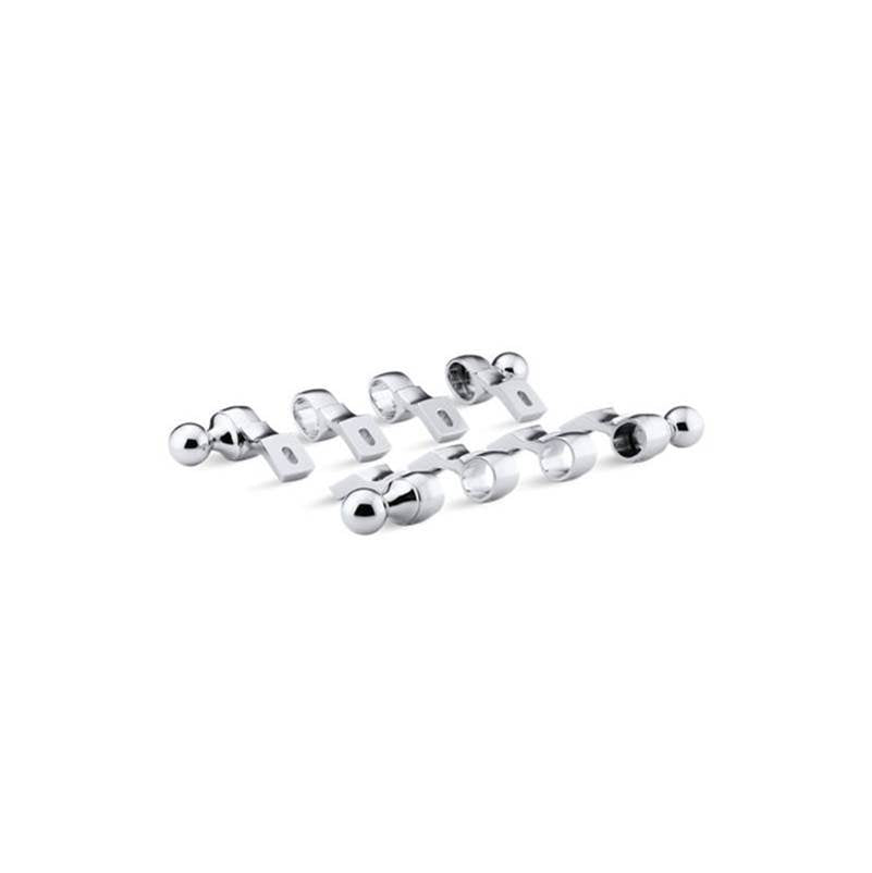 Kohler - Vintage Brackets and end caps - Polished Chrome
