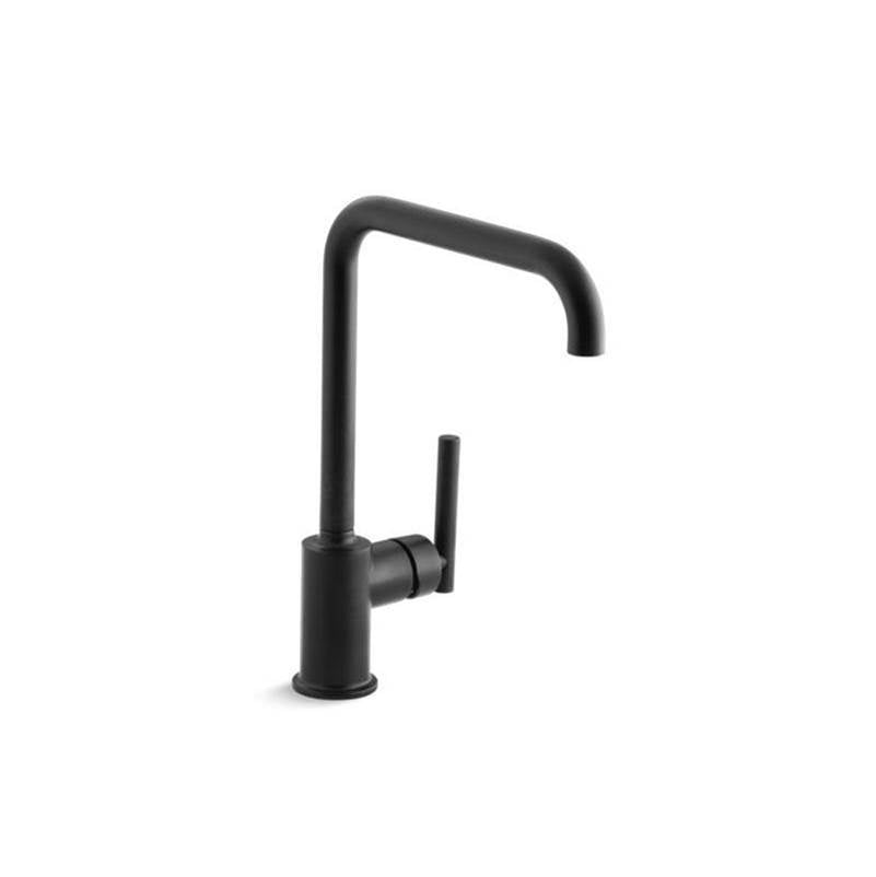 Kohler - Purist Single-handle kitchen sink faucet - Matte Black