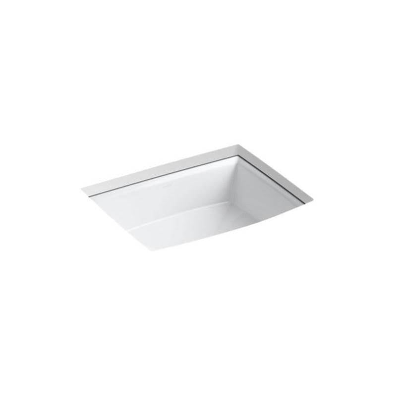 Kohler - Archer 20'' rectangular undermount bathroom sink - White