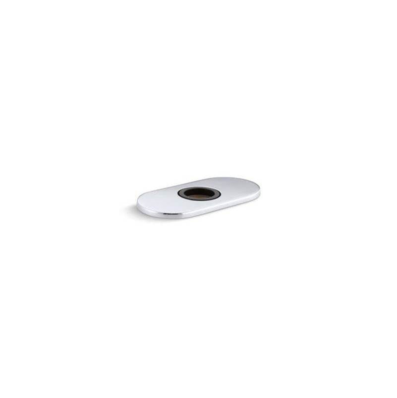 Kohler - 4'' escutcheon plate for InsightE and Kinesis faucet - Polished Chrome