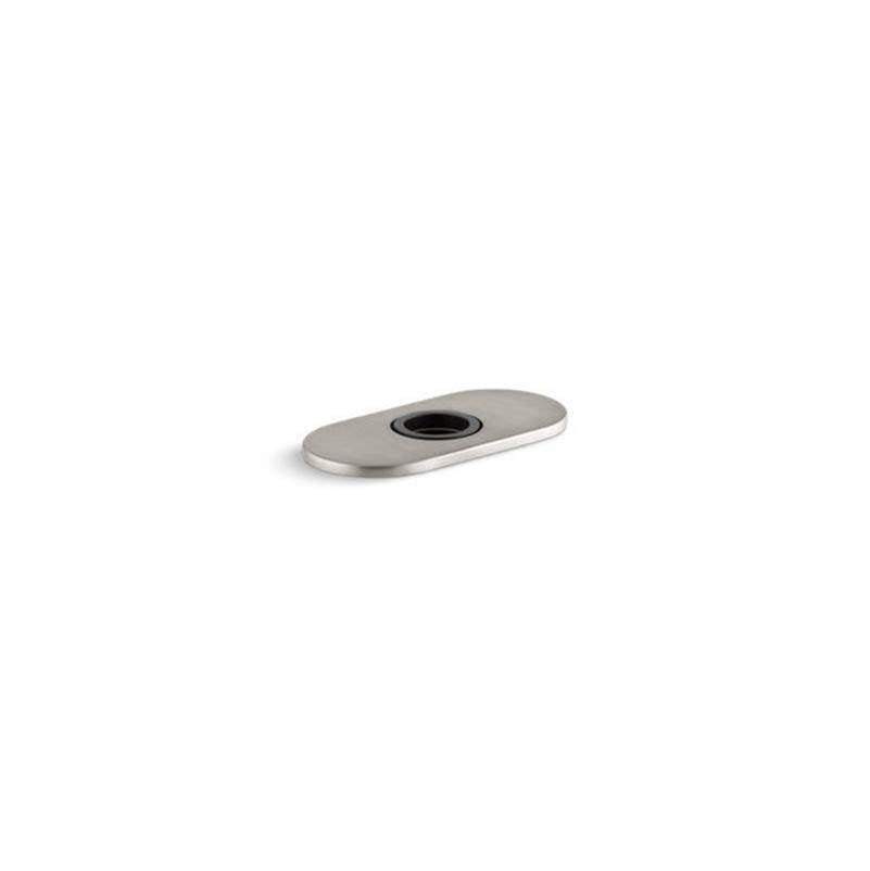 Kohler - 4'' escutcheon plate for InsightE and Kinesis faucet - Vibrant Stainless