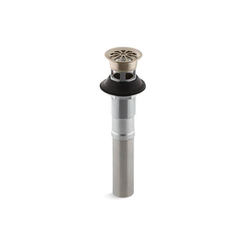 Kohler - Bathroom sink grid drain with overflow - Vibrant Brushed Bronze