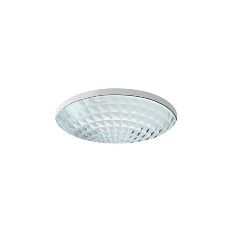 Kohler - Kallos 16'' round undermount bathroom sink, no overflow - Ice