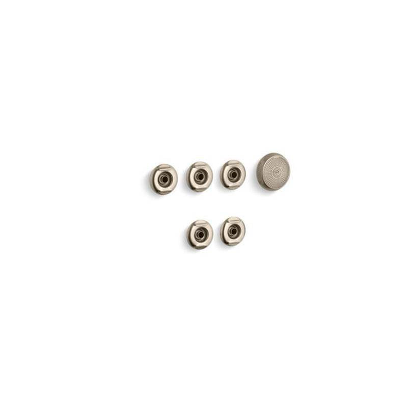 Kohler - Flexjet Whirlpool trim kit with five jets - Vibrant Brushed Bronze