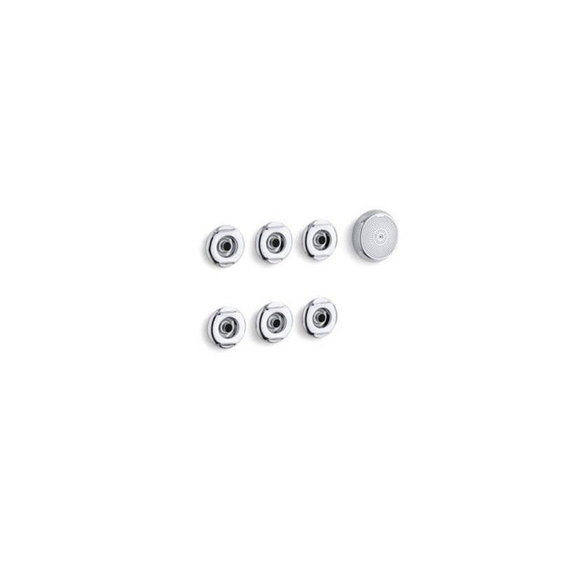 Kohler - Flexjet Whirlpool trim kit with six jets - Polished Chrome