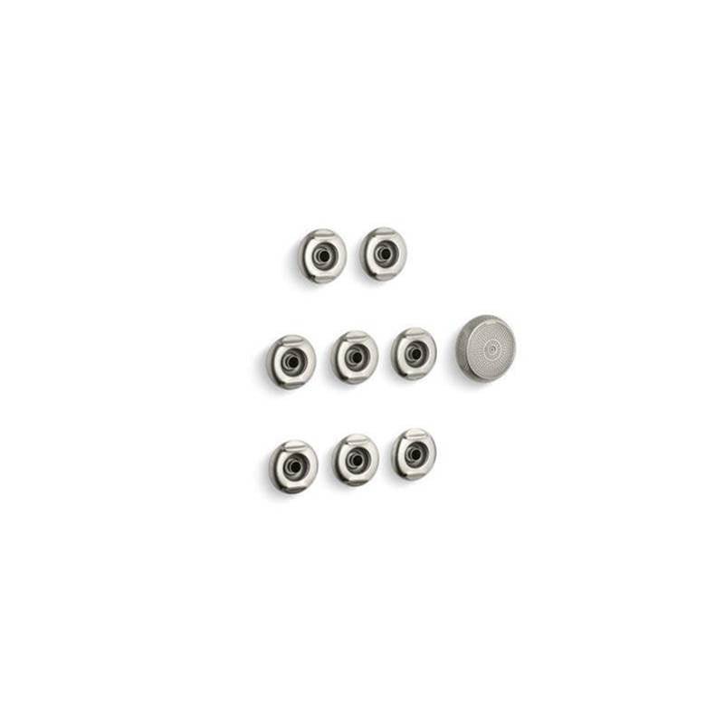 Kohler - Flexjet Whirlpool trim kit with eight jets - Vibrant Brushed Nickel