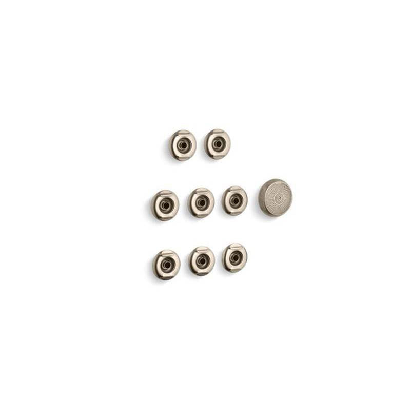 Kohler - Flexjet Whirlpool trim kit with eight jets - Vibrant Brushed Bronze