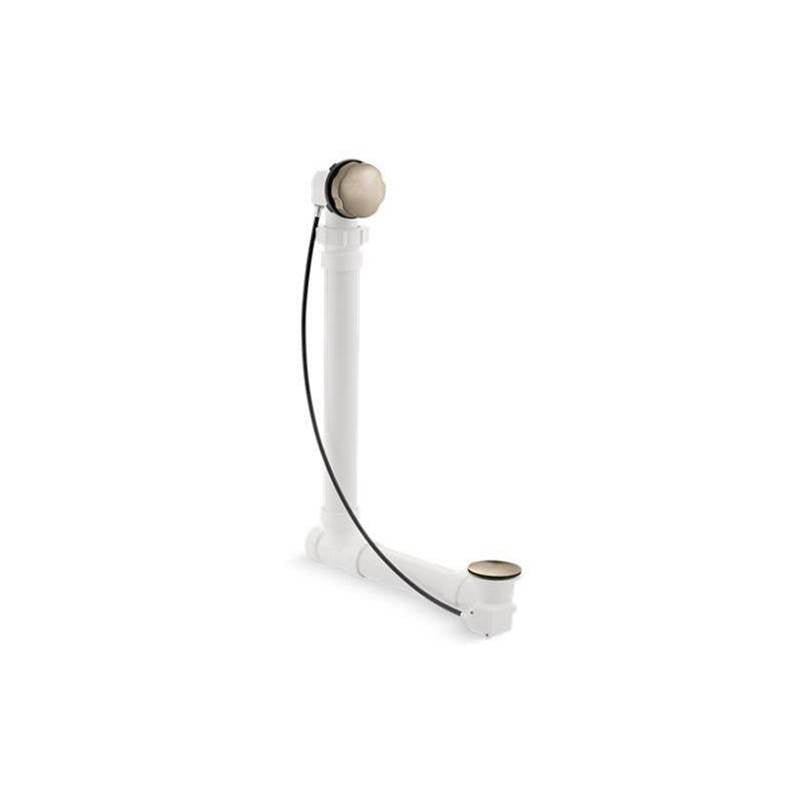 Kohler - Clearflo Cable bath drain with PVC tubing - Vibrant Brushed Bronze