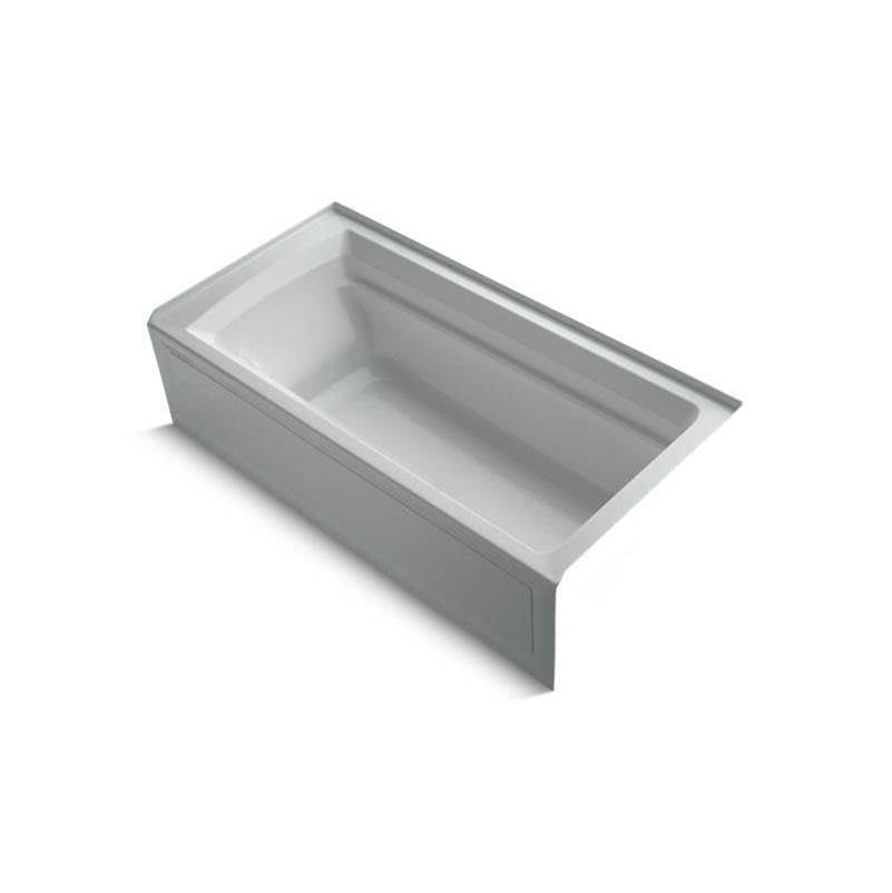 Kohler - Archer 72'' x 36'' alcove bath, right drain - Ice Grey