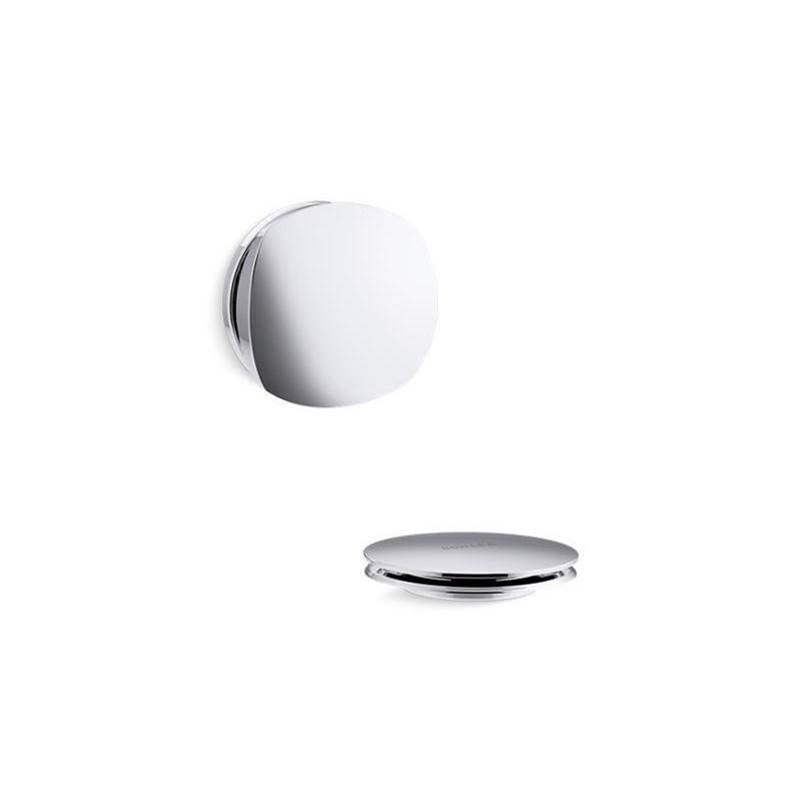 Kohler - PureFloE Rotary-turn bath drain trim - Polished Chrome