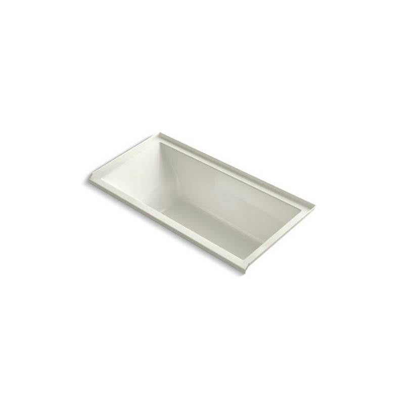 Kohler - Underscore 60'' x 30'' drop-in/alcove heated whirlpool bath, right drain - Biscuit