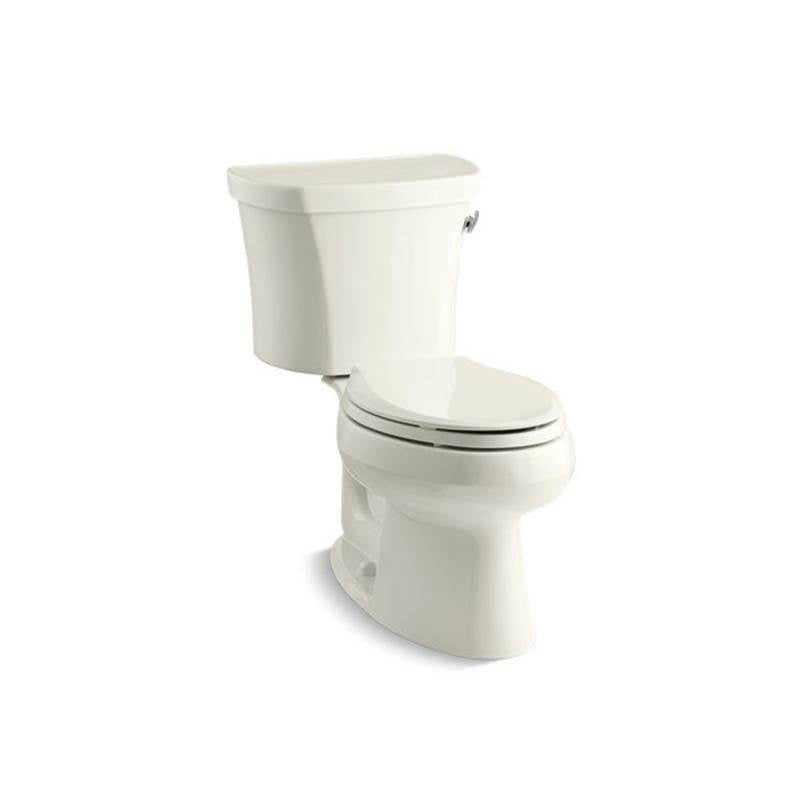 Kohler - Wellworth Two-piece elongated toilet, 1.28 gpf - Biscuit