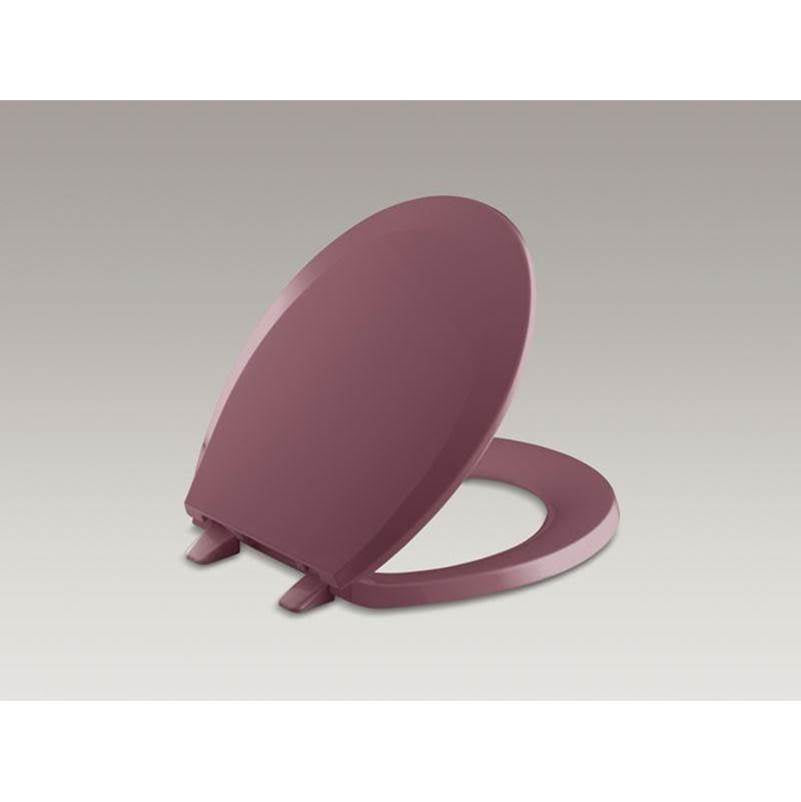 Kohler - LustraE Quick-ReleaseE round-front toilet seat - Raspberry Puree