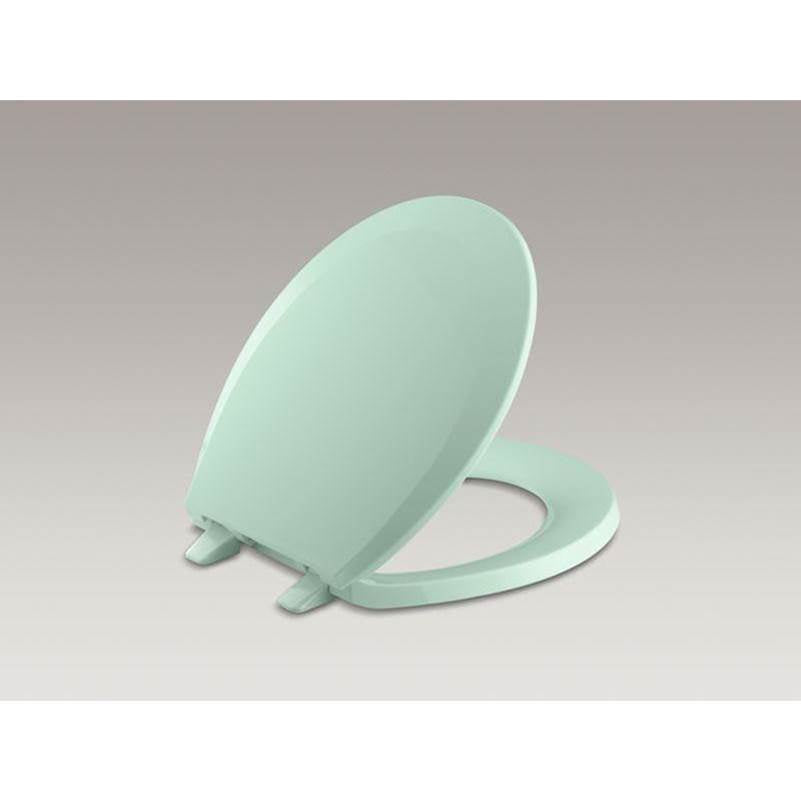 Kohler - LustraE Quick-ReleaseE round-front toilet seat - Seafoam Green