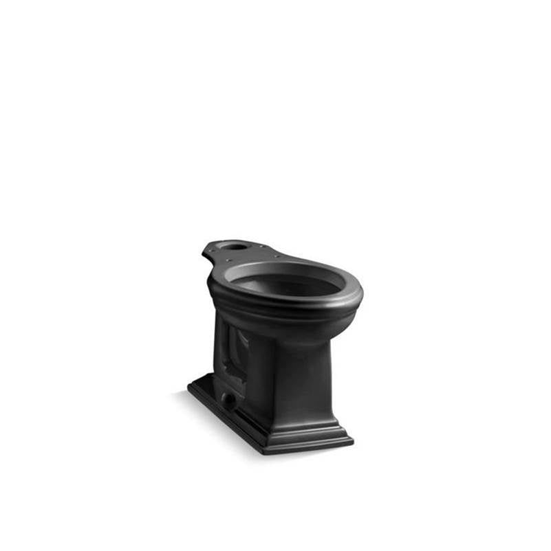Kohler - Memoirs Elongated toilet bowl - Black
