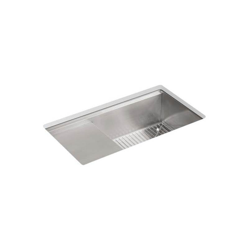 Kohler - StagesE 33'' undermount single-bowl kitchen sink - Stainless Steel