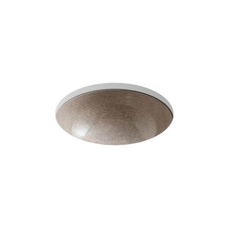 Kohler - Camber 16-1/4'' round undermount bathroom sink, no overflow - Boucle Tweed
