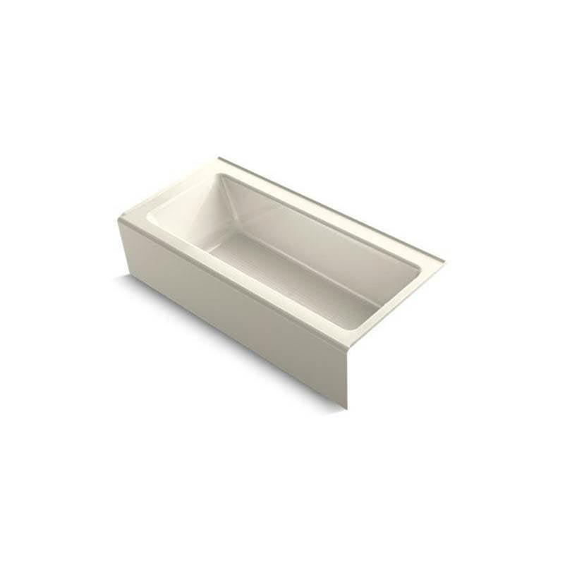 Kohler - Bellwether 66'' x 32'' alcove bath, right drain - Biscuit