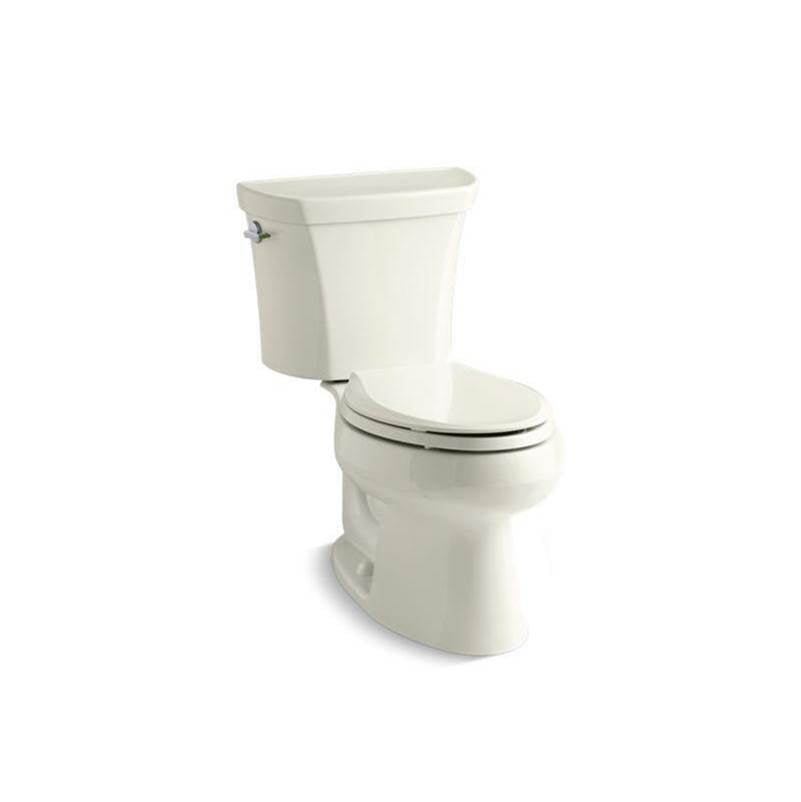 Kohler - Wellworth Two-piece elongated toilet, dual-flush - Biscuit