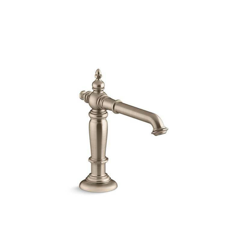 Kohler - Artifacts Bathroom sink faucet spout with Column design, 1.2 gpm - Vibrant Brushed Bronze