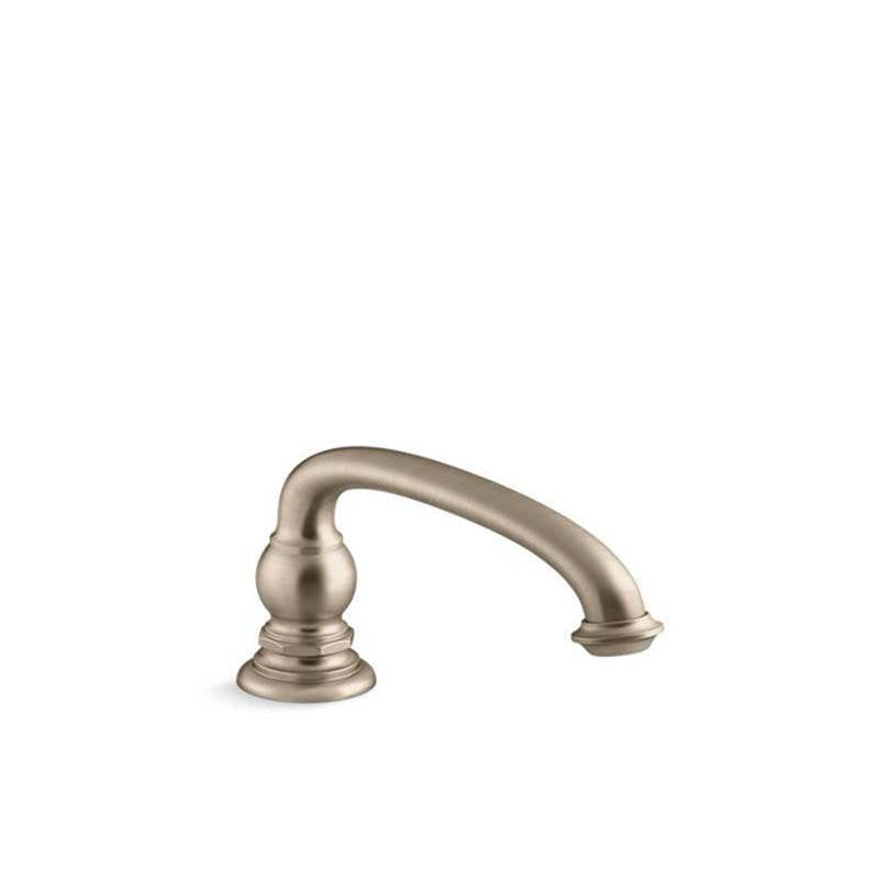 Kohler - Artifacts Deck-mount bath spout with Arc design - Vibrant Brushed Bronze