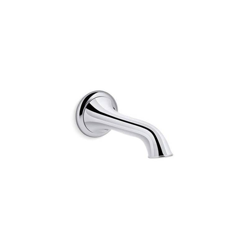 Kohler - Artifacts Wall-mount bath spout with flare design - Polished Chrome