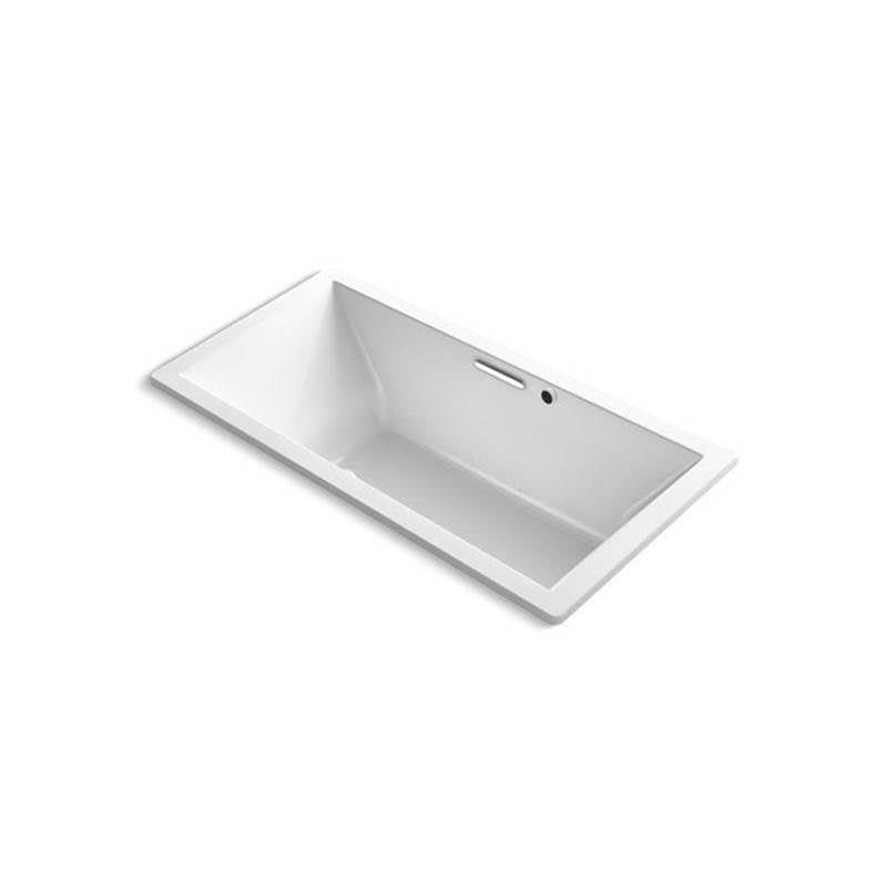 Kohler - Underscore 72'' x 36'' drop-in Heated BubbleMassageE air bath with Bask heated surface - White