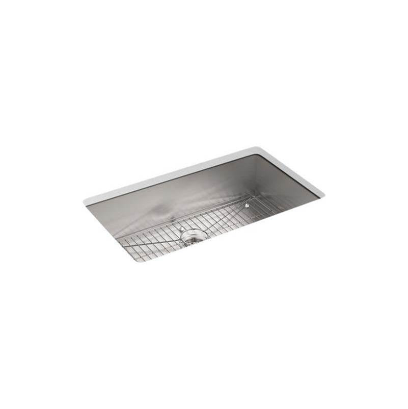 Kohler - VaultE 33'' top-/undermount single-bowl kitchen sink - Stainless Steel