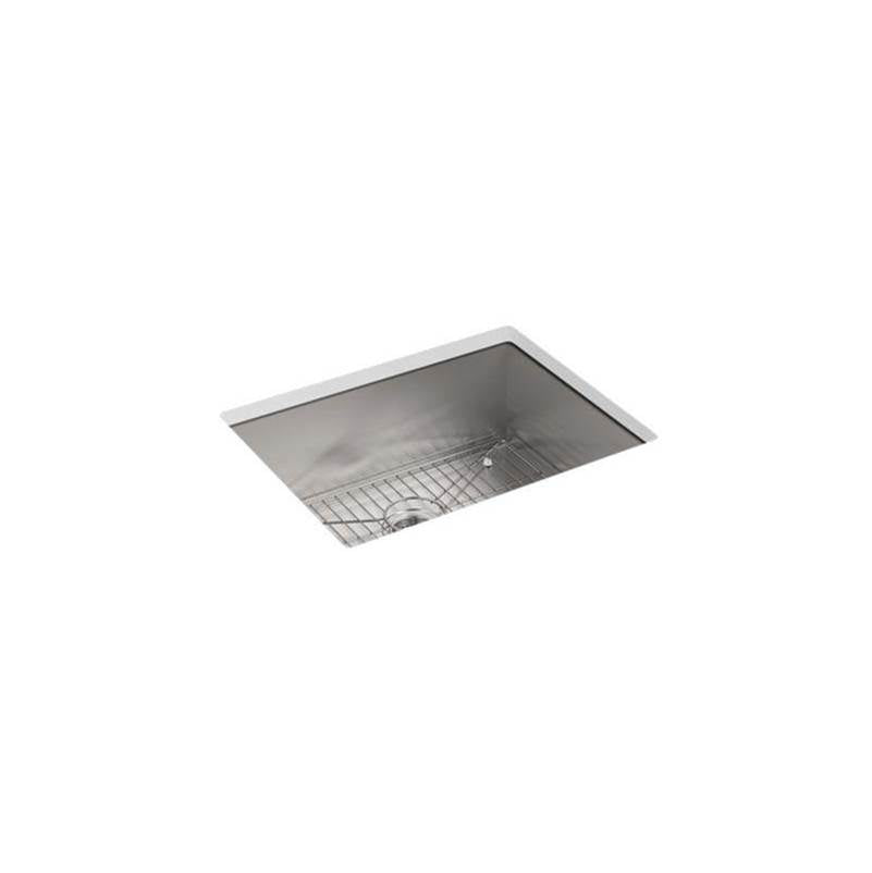 Kohler - VaultE 25'' top-/undermount single-bowl kitchen sink - Stainless Steel