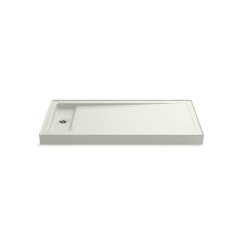 Kohler - Bellwether 60'' x 32'' alcove shower base, left offset drain - Dune