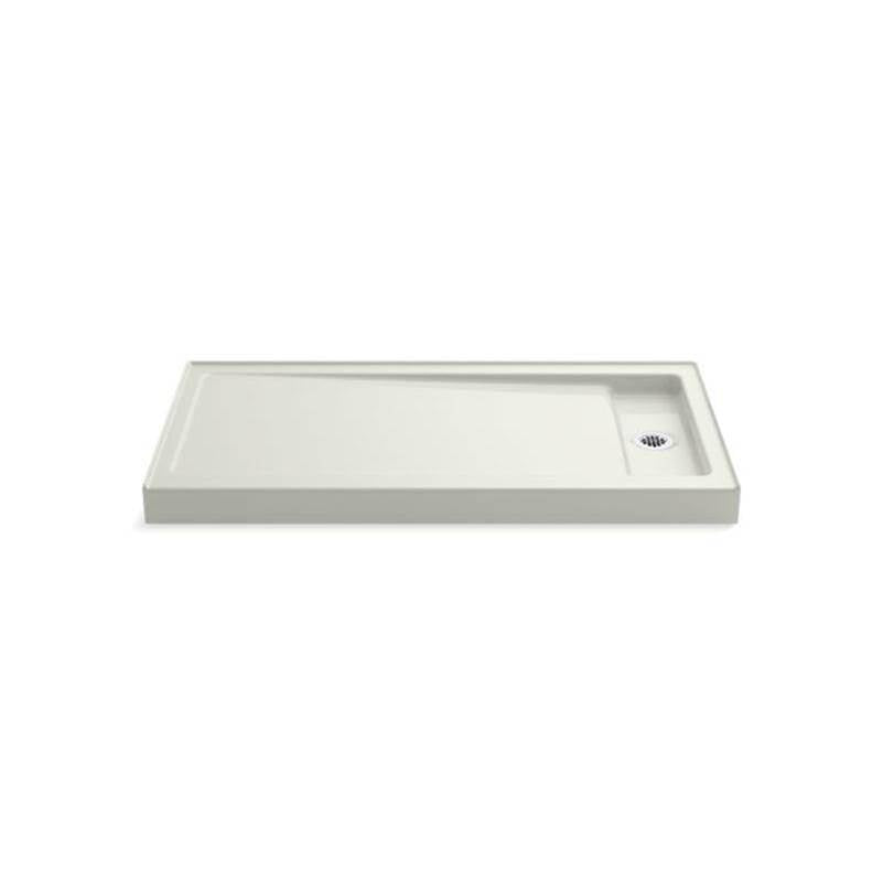 Kohler - Bellwether 60'' x 32'' alcove shower base, right offset drain - Dune