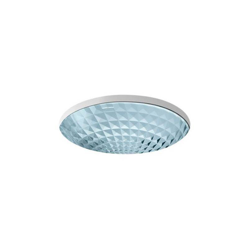 Kohler - Kallos 16'' round undermount bathroom sink, no overflow - Translucent Dusk