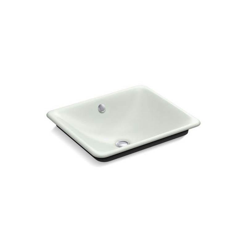 Kohler - Iron Plains 18-1/2'' rectangular vessel bathroom sink - Sea Salt