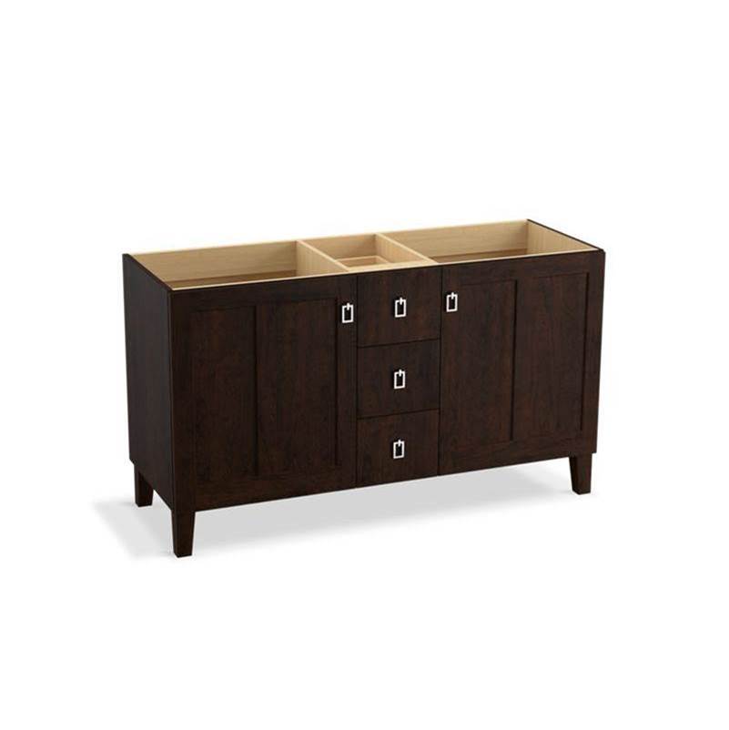 Kohler - Poplin 60'' bathroom vanity cabinet - Claret Suede