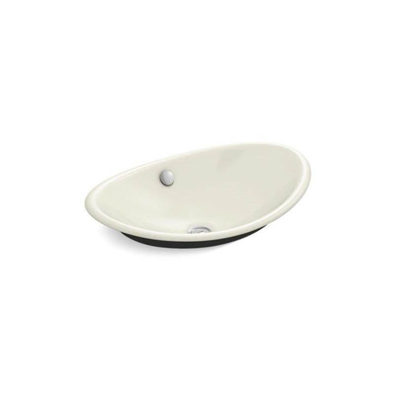 Kohler - Iron Plains 20-3/4'' oval vessel bathroom sink - Biscuit