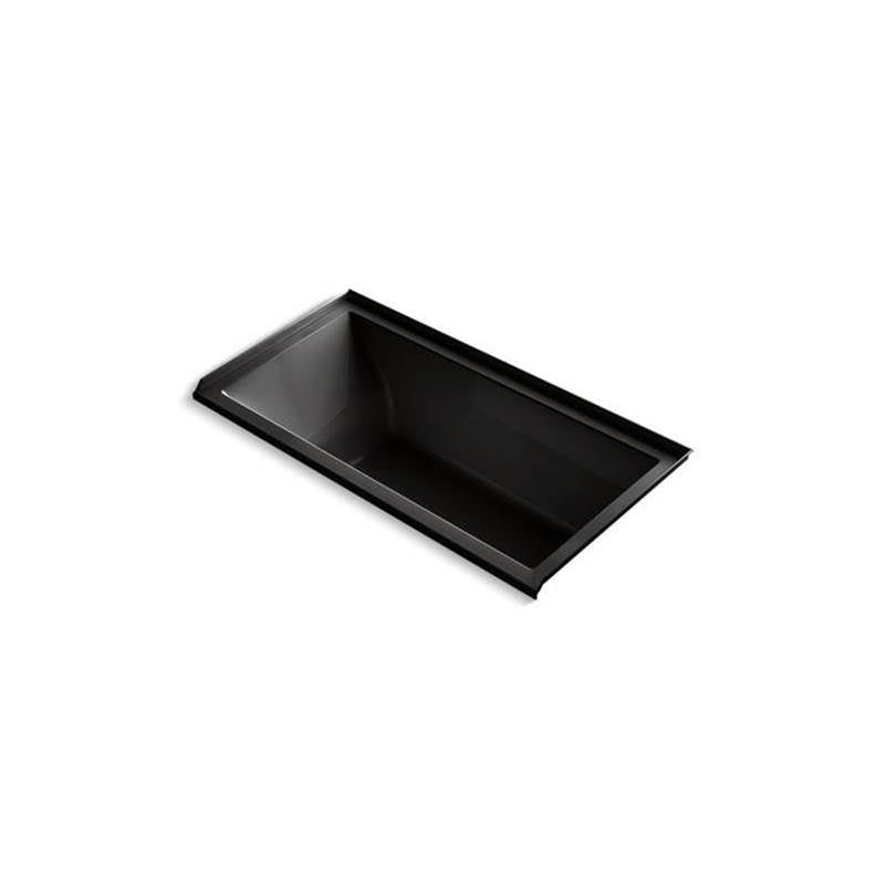 Kohler - Underscore 60'' x 30'' alcove bath, right drain - Black