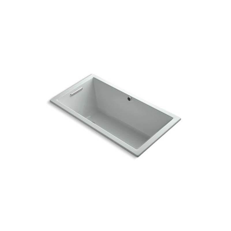 Kohler - Underscore 60'' x 32'' drop-in bath with Bask heated surface - Ice Grey