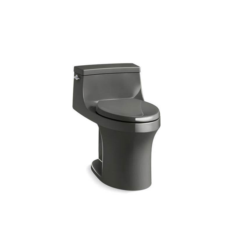 Kohler - San Souci One-piece compact elongated toilet with concealed trapway, 1.28 gpf - Thunder Grey