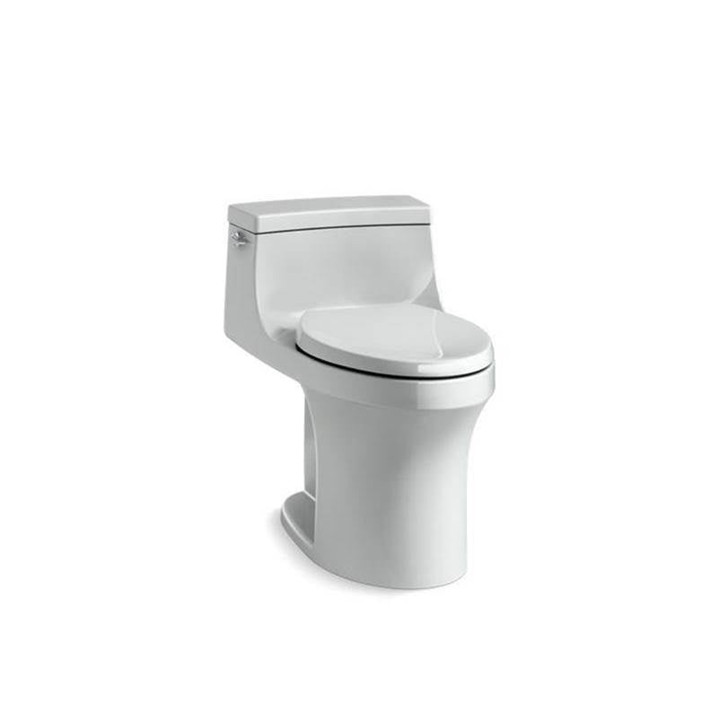 Kohler - San Souci One-piece compact elongated toilet with concealed trapway, 1.28 gpf - Ice Grey