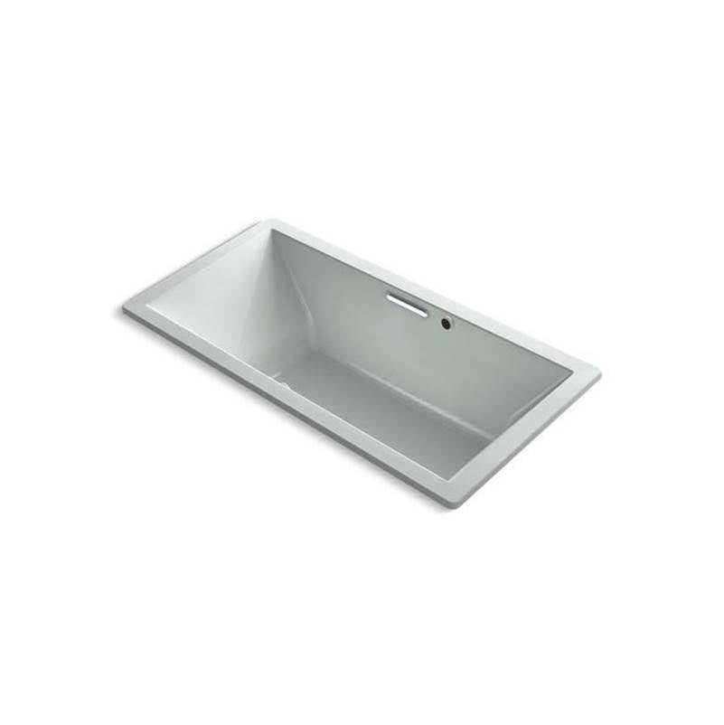 Kohler - Underscore 72'' x 36'' drop-in Heated BubbleMassageE air bath with Bask heated surface - Ice Grey