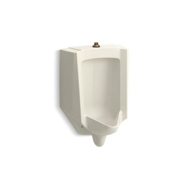 Kohler - BardonE High-Efficiency Urinal (HEU), washout, wall-hung, 0.125 gpf to 1.0 gpf, top spud - Biscuit