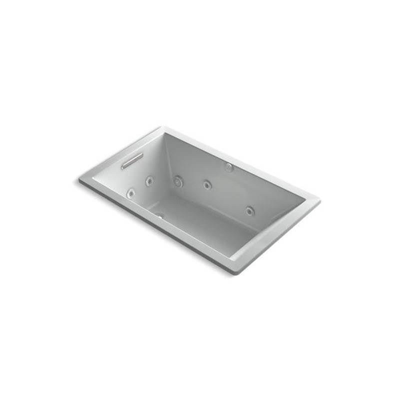 Kohler - Underscore 60'' x 36'' drop-in heated whirlpool bath - Ice Grey