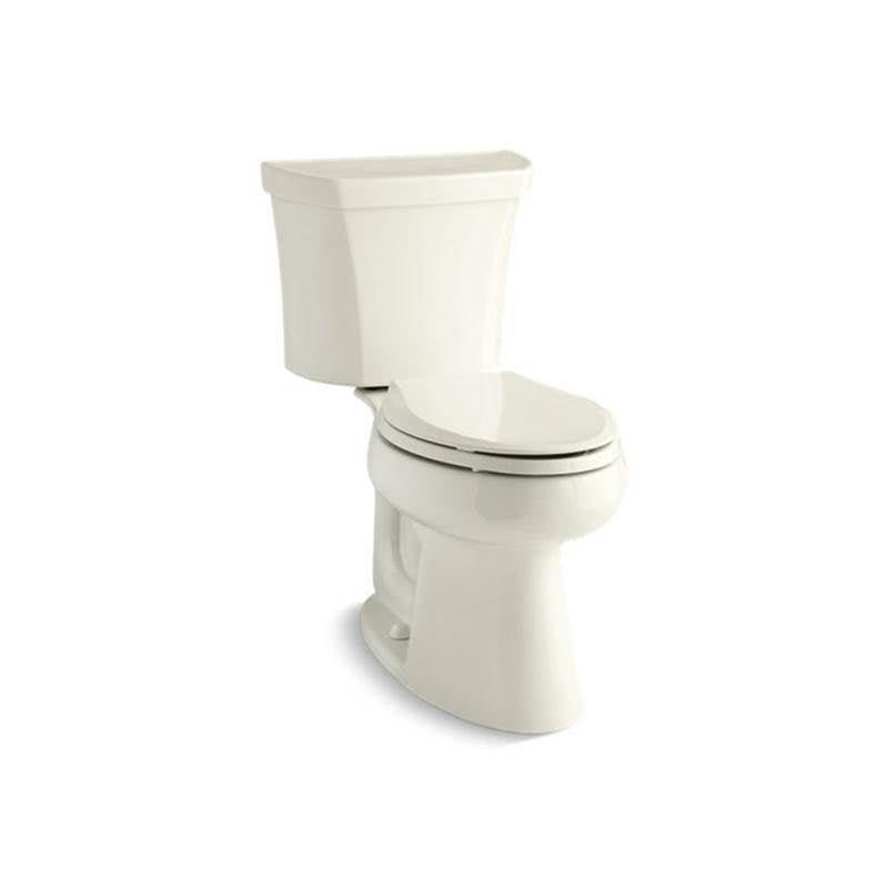 Kohler - Highline Two-piece elongated toilet, dual-flush - Biscuit