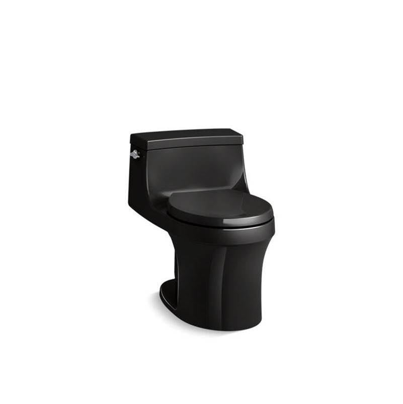 Kohler - San Souci One-piece round-front toilet, 1.28 gpf - Black